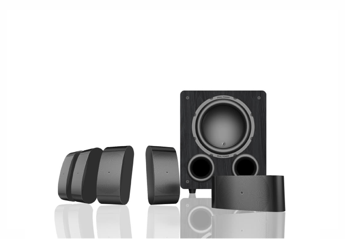U4max-C110 5.1 壁挂式家庭影院组合
